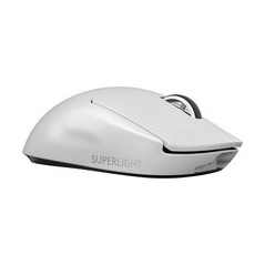 Logitech PRO X SUPERLIGHT Wireless Gaming Mouse - Ultra-Lightweight Optical Wireless Gaming Mouse in White - Unleash Your Gaming